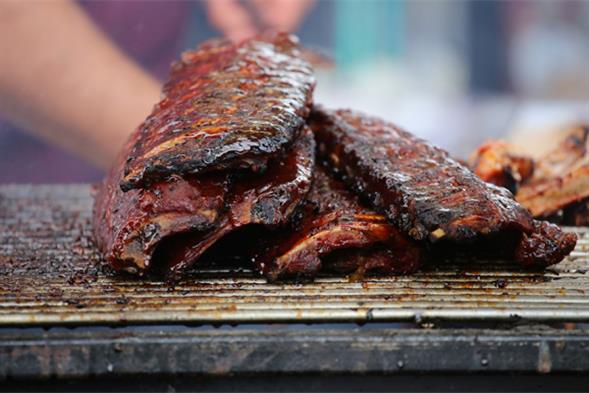 BBQ spareribs, forstegte