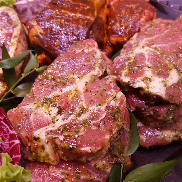 Nakkekoteletter Marinerede 4 stk